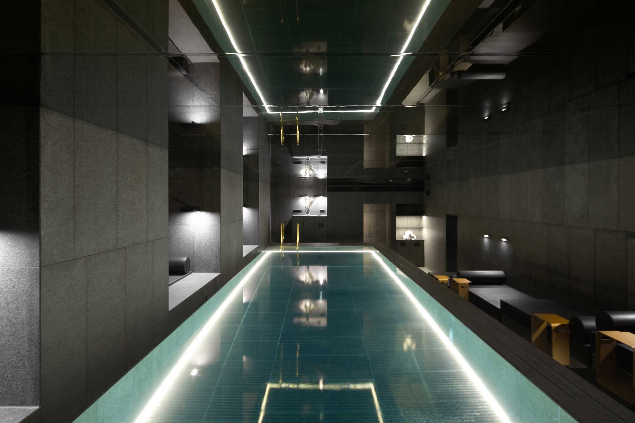Heated Indoor Pool at W Amsterdam AWAY Spa